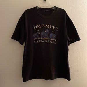 Brandy Melville navy blue Yosemite shirt